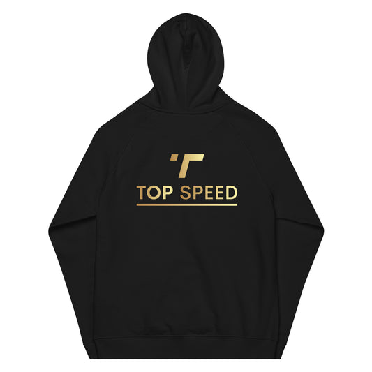 Top Speed Unisex eco raglan hoodie