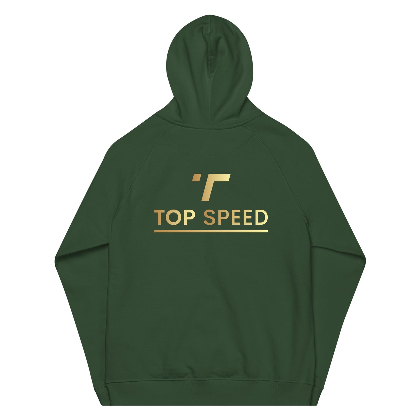 Top Speed Unisex eco raglan hoodie