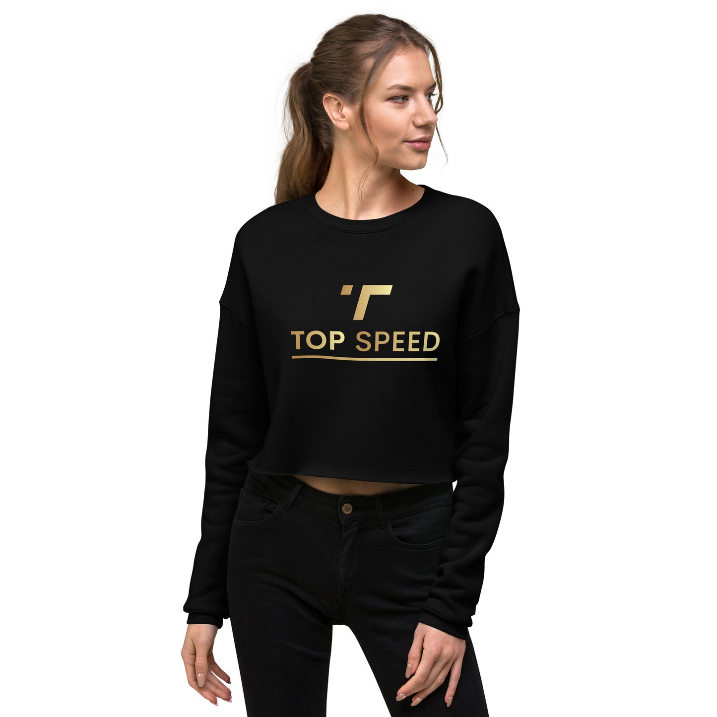 Top Speed Crop Sweatshirt
