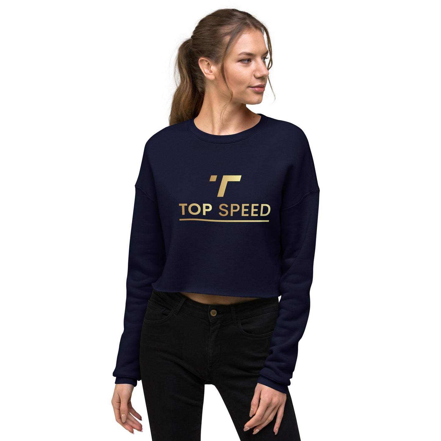 Top Speed Crop Sweatshirt